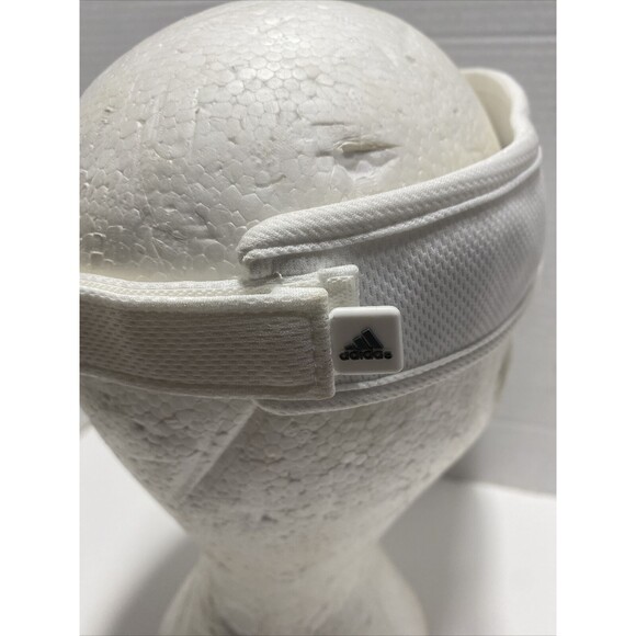 Adidas Aeroready Woman's Superlite Visor Hat White Golf Tennis OSFA Adjustable - Picture 6 of 9